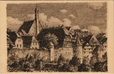 CPA AK Rothenburg An der Stadtmauer GERMANY (1076481)
