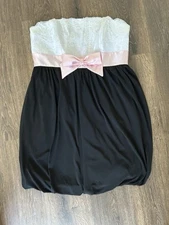 Vintage Jessica McClintock Gunne Sax Tuxedo Dress