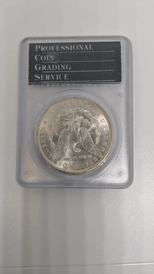 Lot of 3 PCGS MS 63 Morgan Silver Dollars OGH Uncirculated Rattlers - Image 4 of 4