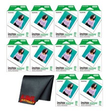 Fujifilm Instax Square Instant Film, 200 Exposures w/ Cleaning Cloth