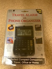 Vintage Seiko Travel Alarm  Phone Organizer Model DF-4011 NEW IN PKG