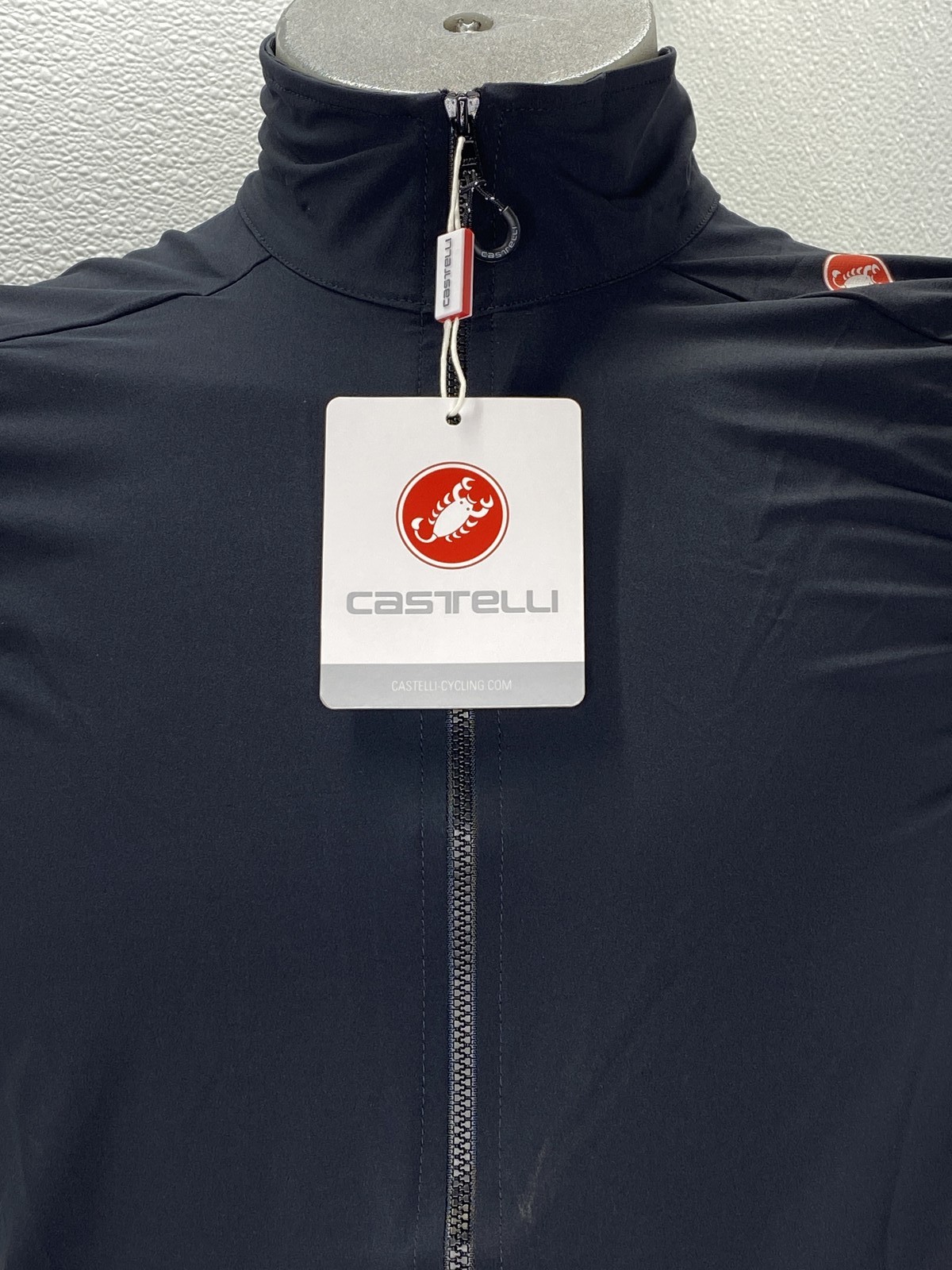 CASTELLI Mens Espresso Windproof Shell Vest for Cycling, Light Black, X-Large