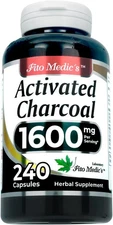 FITO MEDIC'S Lab | Activated Charcoal Pills| 1600 mg per Serving | 240 Caps |
