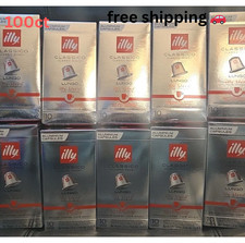 Illy Classico Roast Lungo Single-Serve Coffee 100ct Capsules Pods