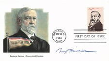 1986 Benjamin Harrison – First Day Cover | Twenty-third President
