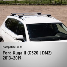 Dachgepäckträger für Ford Kuga II (C520 | DM2) 2013-2019 Silber Matt