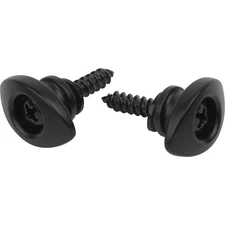 D'Addario Planet Waves Elliptical End Pin Strap Button Black