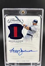 2019 Reggie Jackson Panini Flawless Flawless Milestones Autographs 1/7