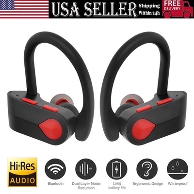 TWS Bluetooth Headset 5.1 Wireless Earphones Earbuds Headphones Stereo Ear Hook