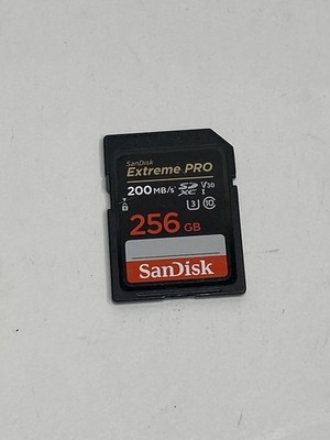 SanDisk Extreme Pro 256GB - SDXC UHS I Memory Card 200MB/s