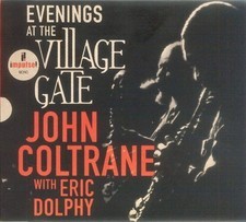 JOHN COLTRANE - - EVENINGS AT THE VILLAGE GATE   WITH ERIC DOLPHY 2LP - J1398z