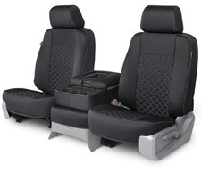 Seat Covers For 2014-2022 Chevy Trax Full Set Neoprene Pink Stitch Custom Fit
