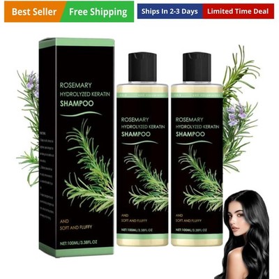 Rosemary Hair Growth Shampoo,Rosemary Hydrolyzed Keratin Shampoo, Nourishes a...