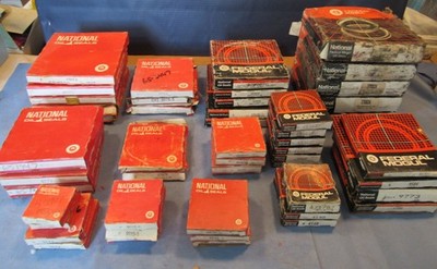 NOS Huge Lot of 50 Oil Seals Brands Federal Mongul + National Oil Seals