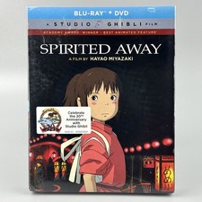 Spirited Away Blu-ray, DVD, 2002, Studio Ghibli Brand New Sealed w/ Slipcover