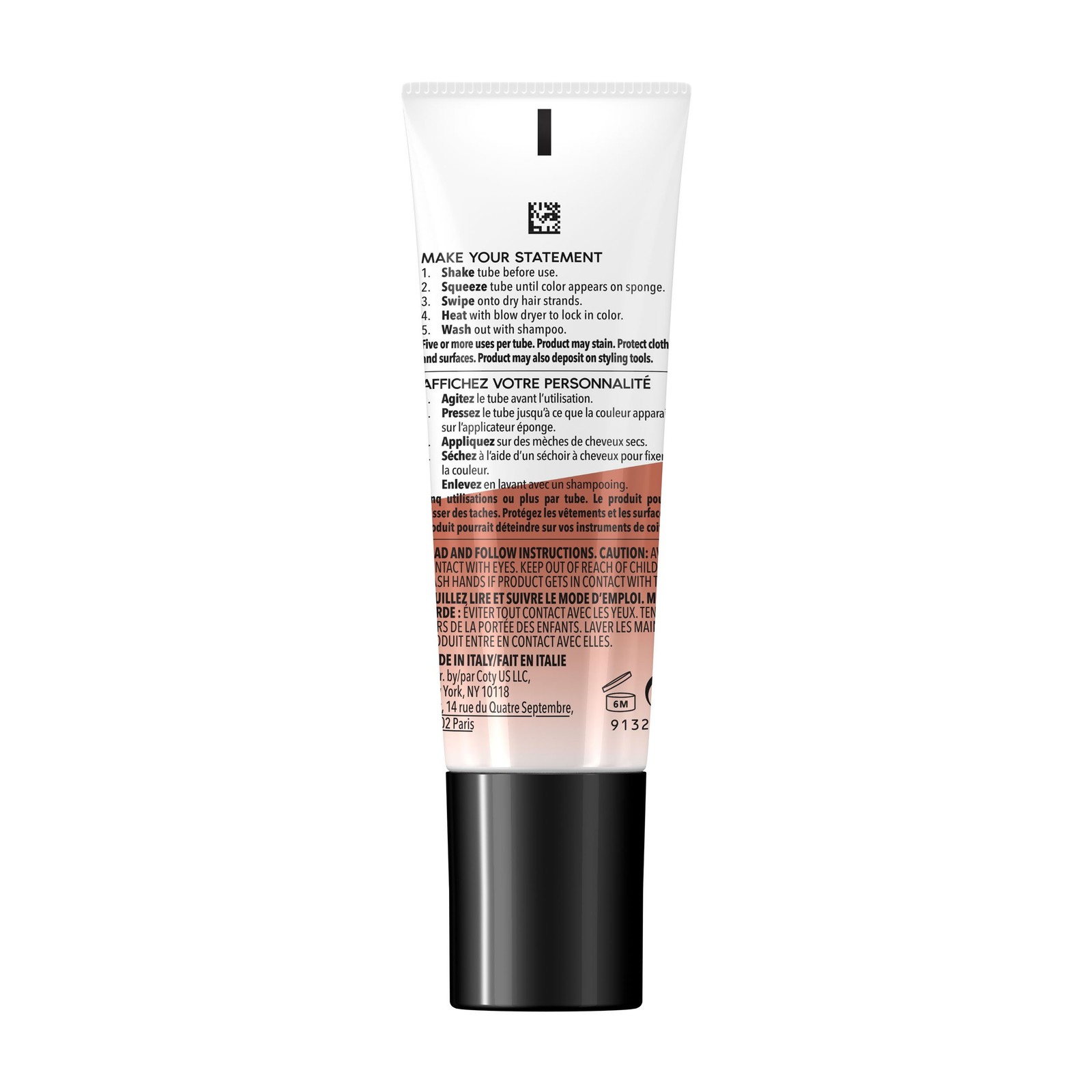 Clairol Color Crave Temporary Hair Color Makeup, Shimmering Copper Hair Color, 1