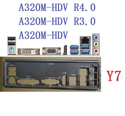 Original i/o   for Asrock A320M HDV R3.0 R4.0、AB350M-HDV #wd