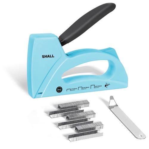 SHALL Light Duty Staple Gun for Wood - Upholstery duty, Blue  - Picture 1 of 7