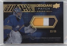 2021-22 SPx Gold 22/35 Ukko-Pekka Luukkonen #ORJ-UL Patch y1g