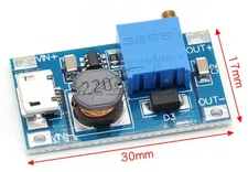 8pcs MT3608 DC-DC Step Up Converter Booster Module Micro-USB | NEW