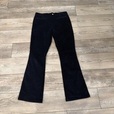 TOMMY HILFIGER WOMENS CORDUROY JEANS sz 8DARK BLUE