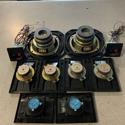 Kenwood 2-speaker, 4-midrange, 2-tweeters and 2 crossovers | eBay