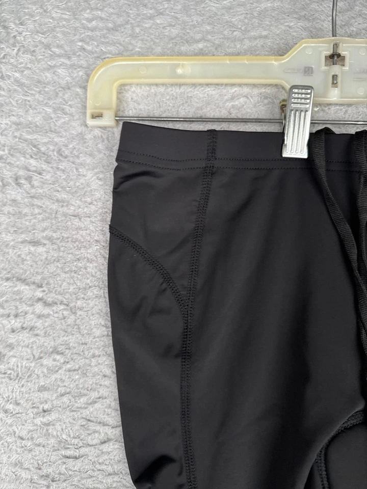 Pantalones Cortos de Ciclismo Canari Para Hombre Medianos Negros Acolchados Bicicleta Compresión Logo MD Foto 4 de 4