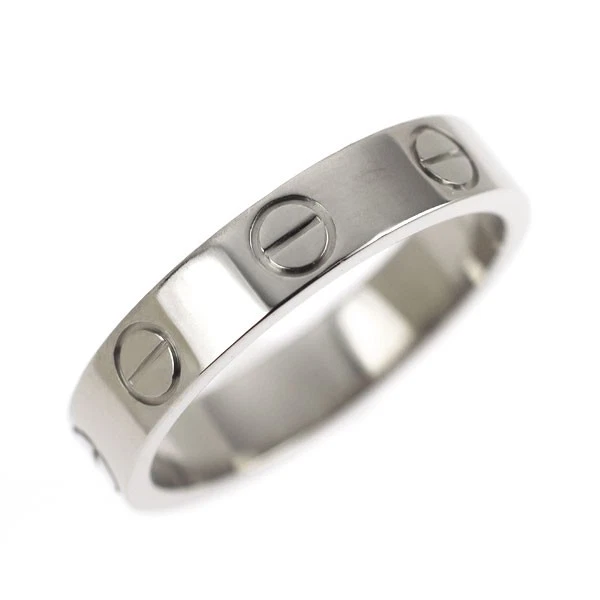 Cartier K18WG Ring Mini Love No. 47 - Auth free shipping from Japan- Auth SELBY_