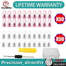 100Pcs Tire Repair Rubber Nails Tyre Puncture Repair Screws Kit with Screwdriver
