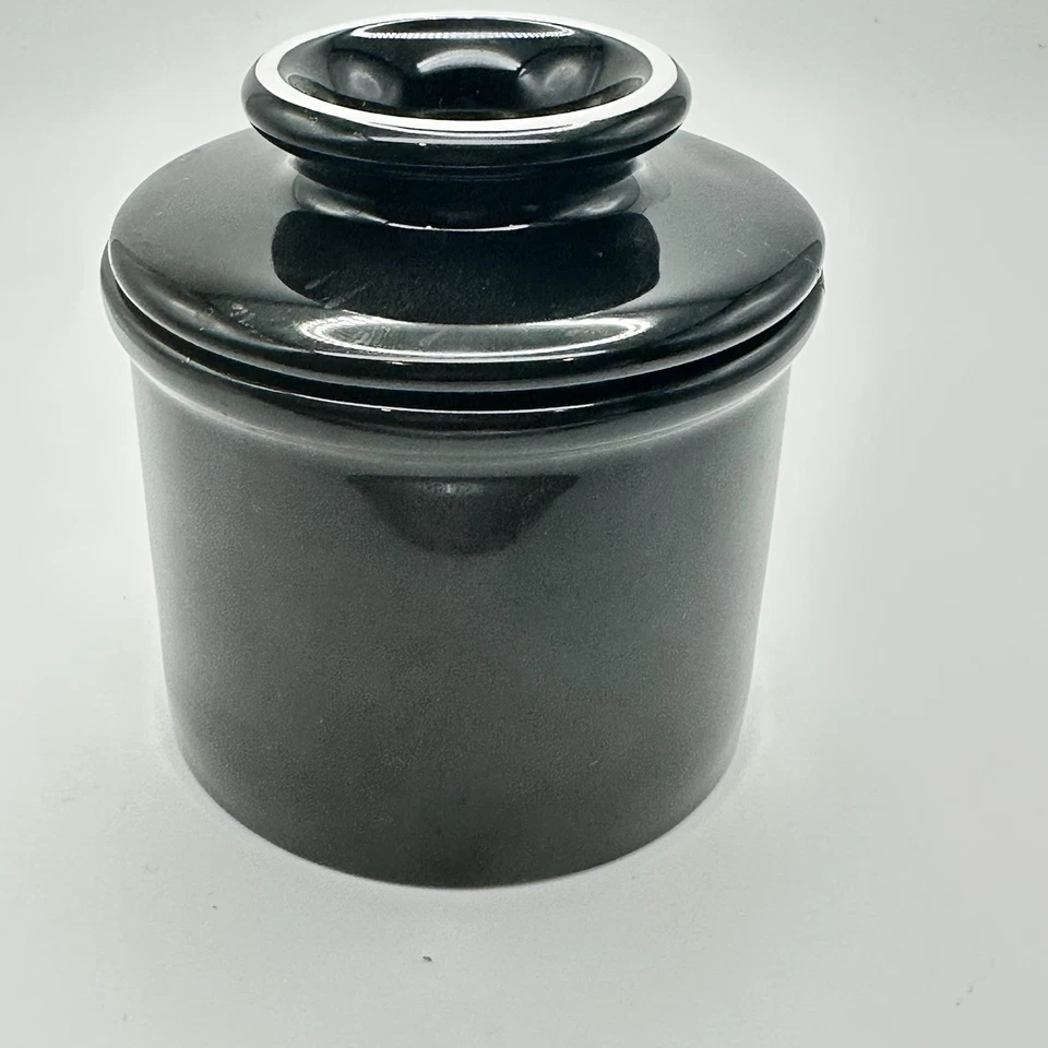 Butter Bell Crock Original by L. Tremain Black 2006 4.5” X 3.5” - Image 2 of 4