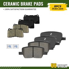 Front Rear Ceramic Brake Pads Kit  for 2016 - 2017 2018 2019 Chevrolet Camaro