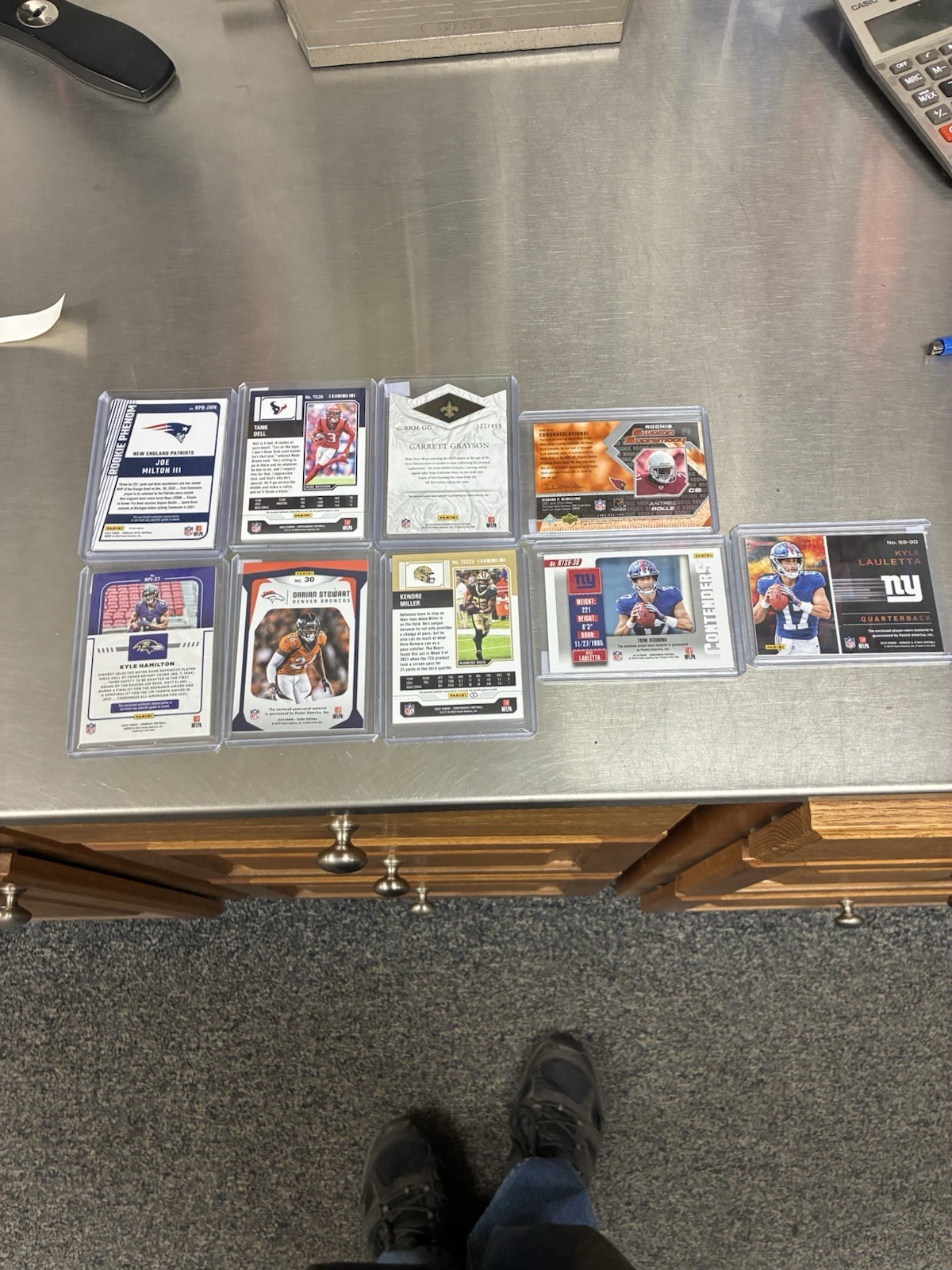 Nfl Football Seven Patch Cards, Some Game Worn All Cards In Good Shape view 4