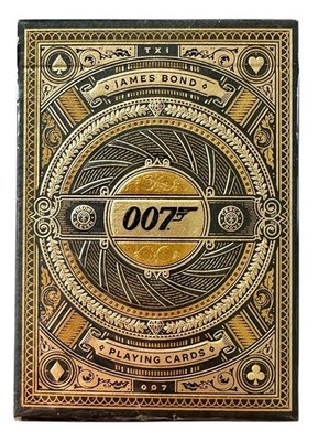 theory 11 James Bond 007 Premium Playing Cards - Gold Foil, Official Collectible