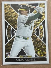 NICK KURTZ A’s 2025 Topps Black Gold Rookie Baseball Card