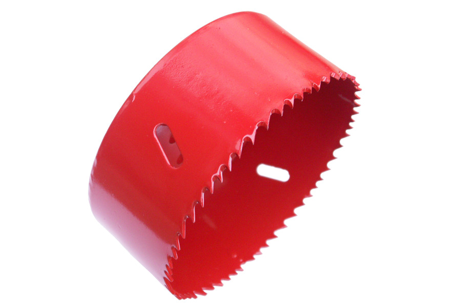 HSS bi-metal hole saw with 5/8" thread Ø 119 mm