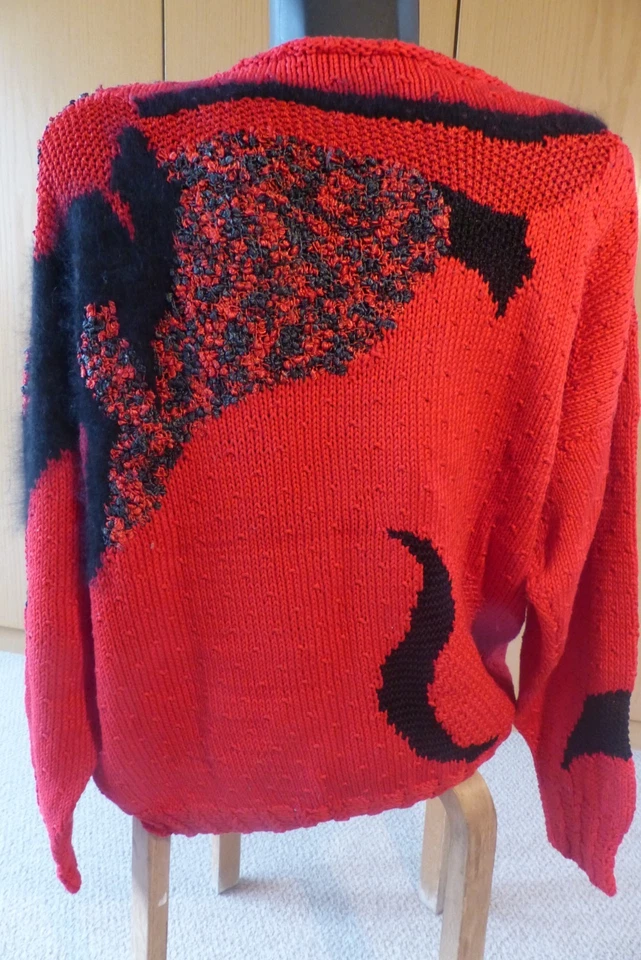DAMEN Pullover - Unikat - Selbstgestrickt - Größe siehe Beschreibung - - Bild 4 von 4