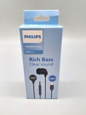 Philips TAE2146BK Headphones Kabelgebundene In Ear Kopfhörer Schwarz #KT9167X-