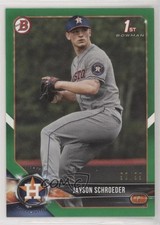 2018 Bowman Draft Green 92/99 Jayson Schroeder #BD-23 0c6