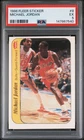 1986 FLEER STICKER #8 MICHAEL JORDAN ROOKIE RC PSA 5