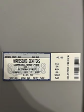 Harrisburg Senators Ticket Stub vs Altoona Curve May 13 2007