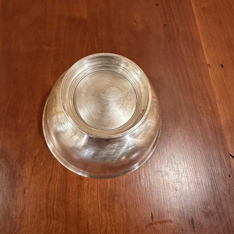 Vintage Paul Revere Reproduction Silver Plated Footed Bowl  - Image 3 of 4