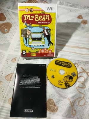 Mr Bean: The Mad World of Wii. Italian Edition Rare Without Booklet PAL ITA 
