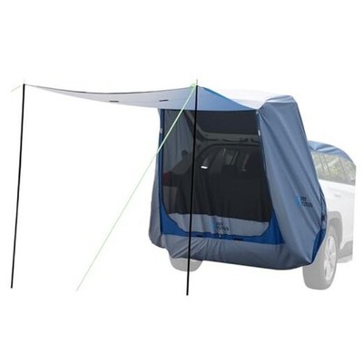  SUV Tailgate Tent with Big Awning, Water Resistant SUV Medium Grey Blue
