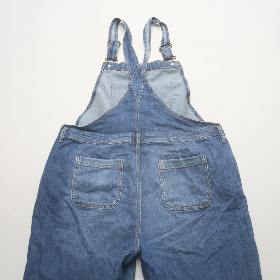 Mono vaquero Sonoma para mujer talla XL elástico lavado oscuro entrepierna 27" Foto 3 de 4