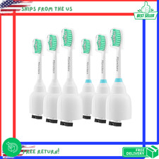Replacement Toothbrush Head Compatible E-Series Screw-On Medium Soft Bristle 6pc