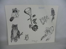 Vintage 1982 Apache Jil Set 2 "Black rose". Great condition.