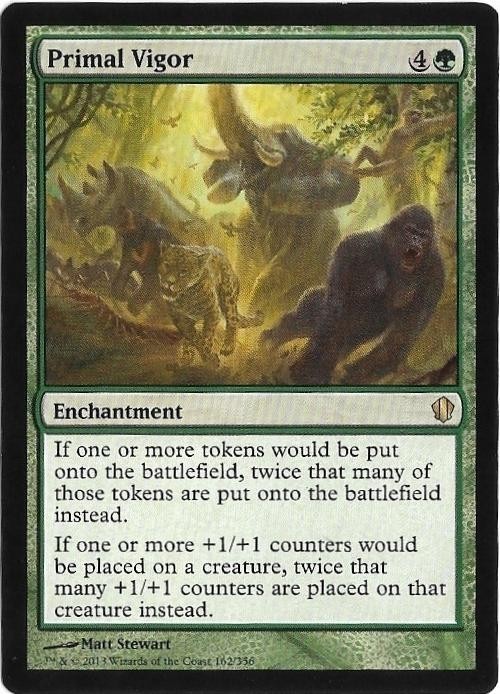 Primal Vigor Commander 2013 Regular  MTG