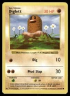Pokemon Tcg Diglett [Shadowless] #47 Pokemon Base Set LP