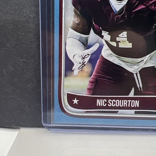 Nic Scourton ONYX Vintage Football /99 OVNISC Texas A&M University - Picture 11 of 12