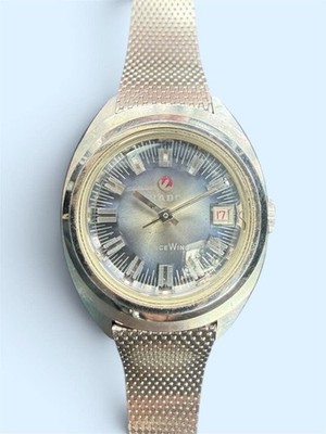 RADO Space Wing Ladies Watch Automatic 26mm Navy Dial Used